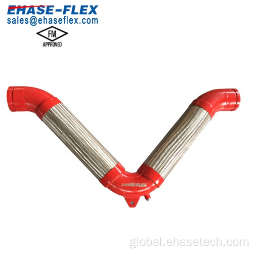 Seismic Loop Expansion Joints Fire Loop V Flex Seismic For Pipe Line Manufactory